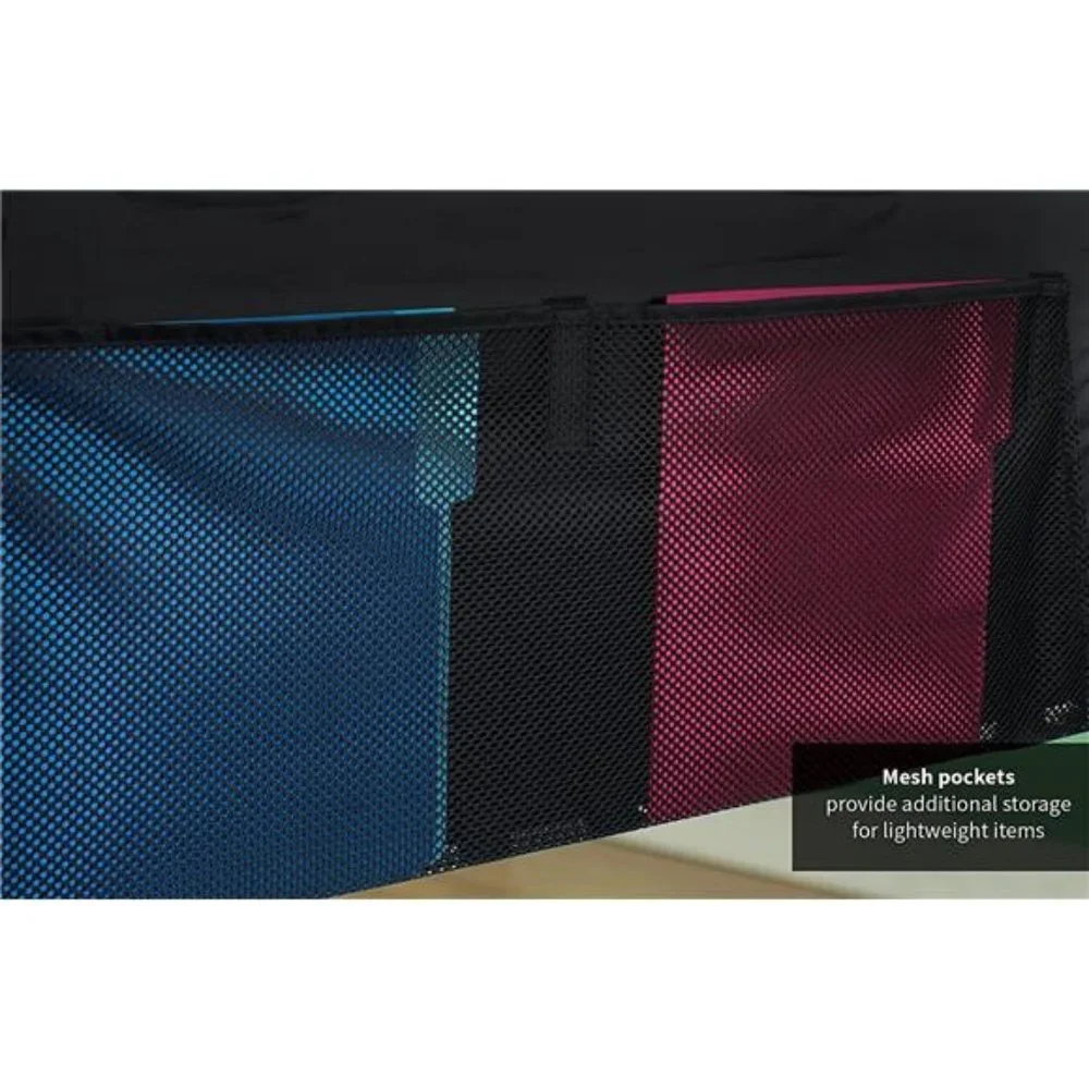 Black 30inch Under Desk Privacy and Cable Management Organizer Sleeve,Wire Hider